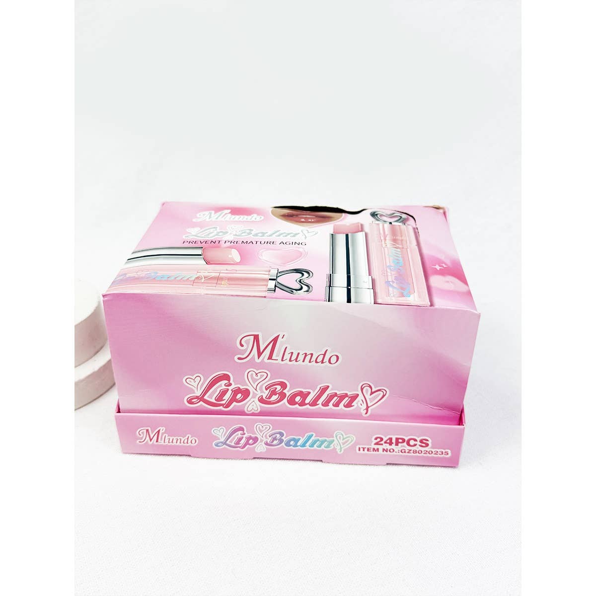 PINK Everyday Moisture Clear Lip Balm for wholesale on Faire6