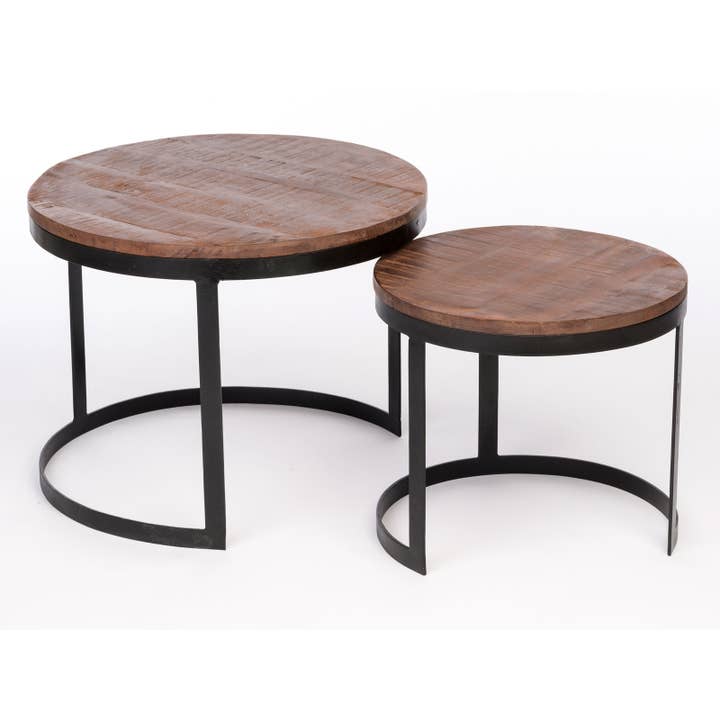 Voglrieder - Wholesale Coffee Table - Coffee table set of 2 side tables living room table round Aust34