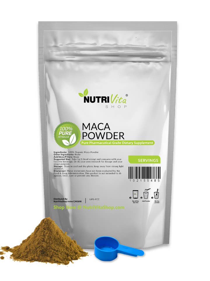 RAW MACA 100% PURE POWDER -250g for wholesale by NutriVitaShop