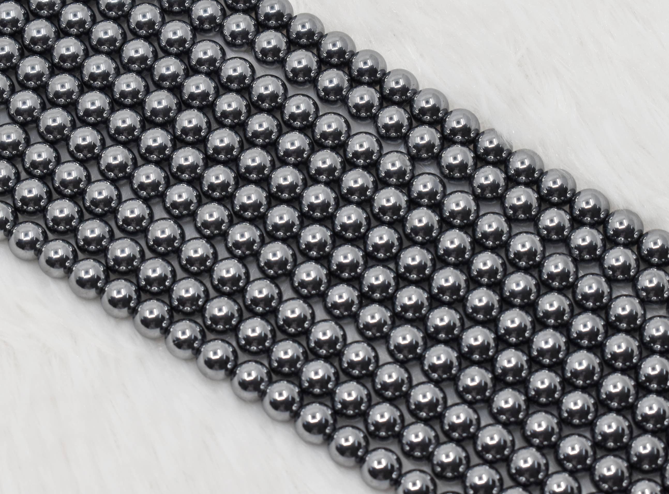 AK Healing Crystals - Wholesale Beads - Shungite Elite Round Beads, Crystal Bead Jewelry 6,8,10mm0