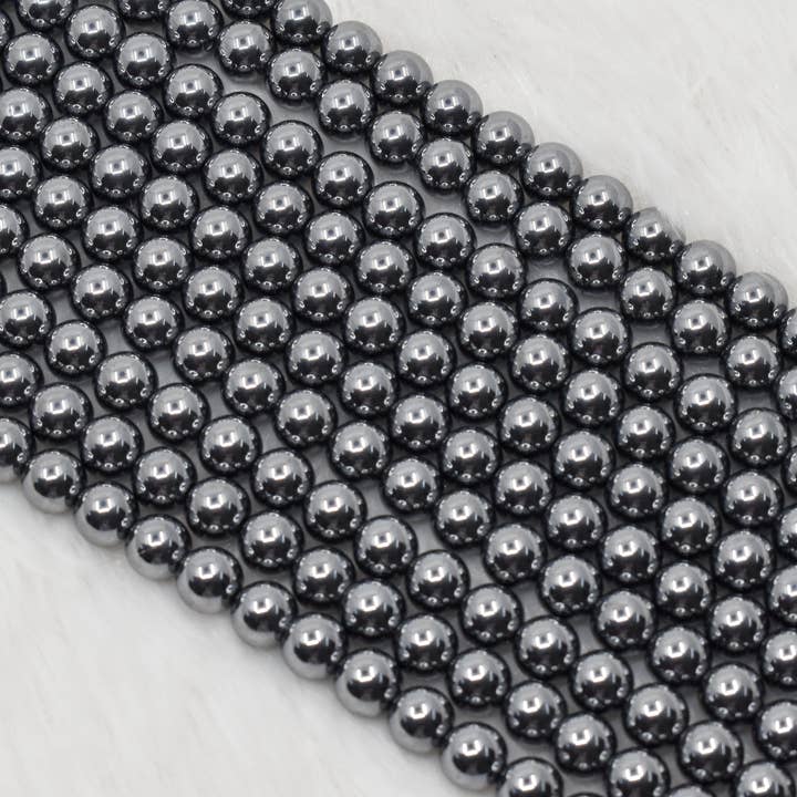 AK Healing Crystals - Wholesale Beads - Shungite Elite Round Beads, Crystal Bead Jewelry 6,8,10mm