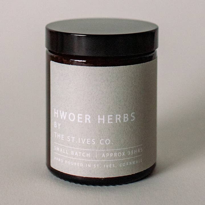 Hwoer Herbs Soy Wax Scented Candle for wholesale by The St. Ives Co