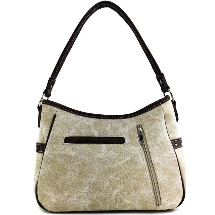 Lunar Deer - Vendita all'ingrosso Tracolla - Donna - Bible Verse Philippians 4:13 Borsa Hobo con ricamo13