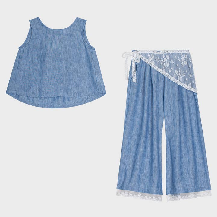 KG-ND9201-64 - Ensembles de pantalons pour filles pour la vente par Ativo Kids