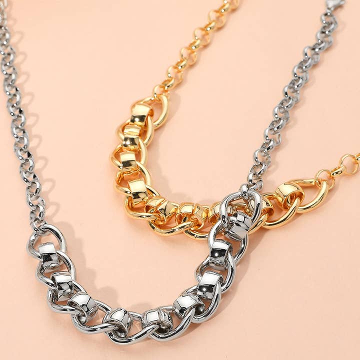 Chunky Chain Link Necklace for wholesale by Sensibling Corp.