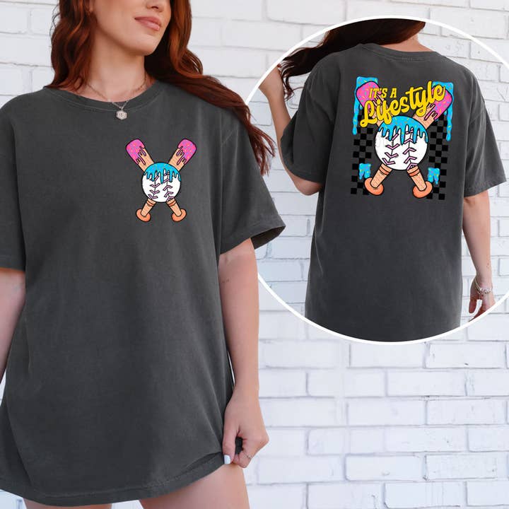It's A Lifestyle Baseball SET DTF Heat Transfer for wholesale by Trendy Transfers