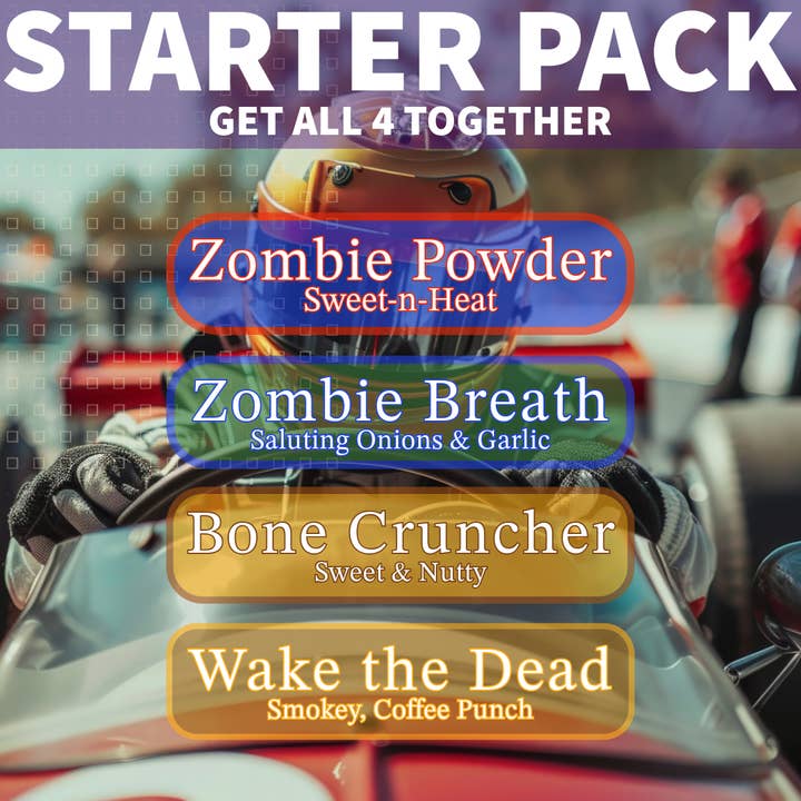 Zombie Spice Rub Starter Pack: All-Purpose Spice Blends for Cooking for wholesale by Zombie Spice Rub Co.