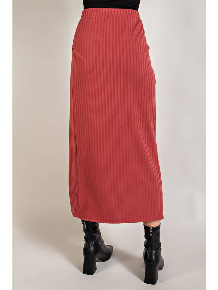FSL Apparel - Wholesale Skirt - Women's - SS8032 - RIBBED WARP MIDI SEXY SKIRT21