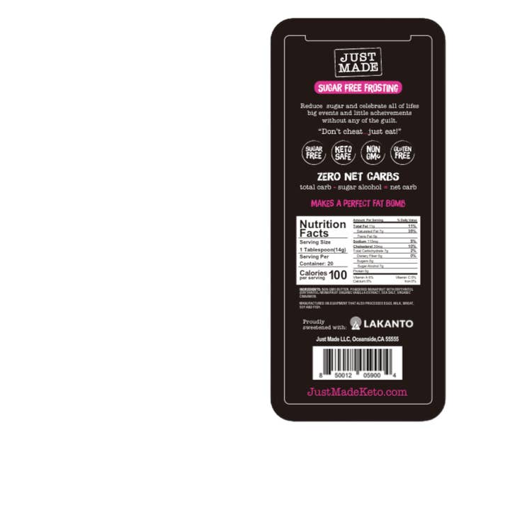 Butter Baked Cake Co - Wholesale Icing - Sugar-Free Keto Vanilla Buttercream Frosting2