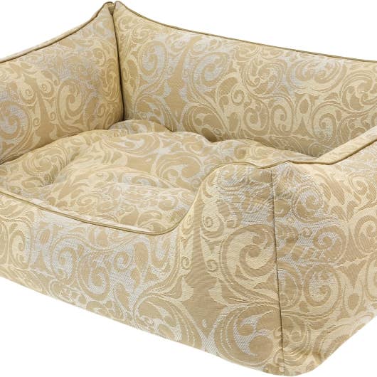 Cuccia per cani Vintage Ornaments Tan per la vendita all'ingrosso da parte di Dandy Dog