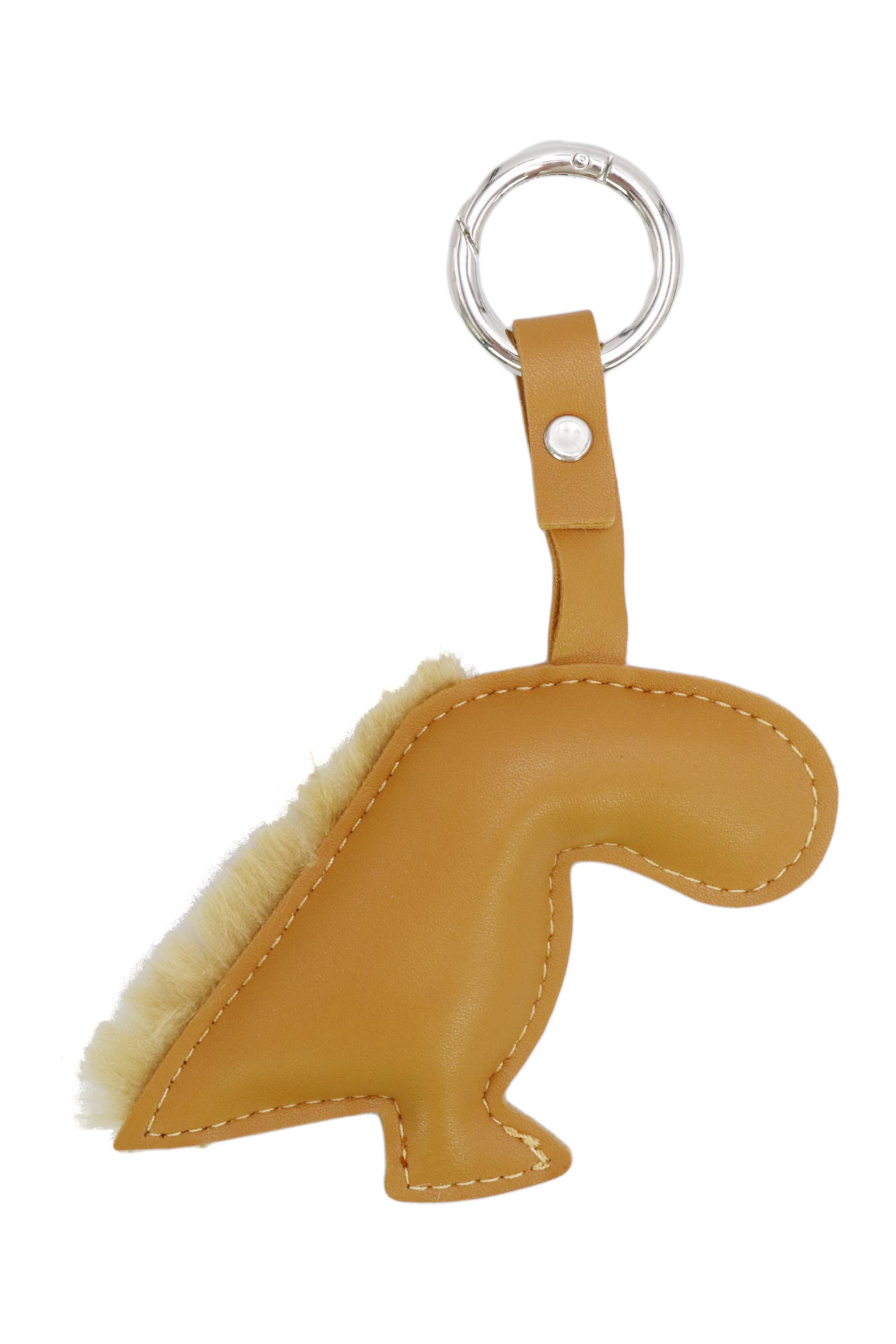 Cap Zone – wholesale Nyckelring - Unisex – Dinosaur Veganläder Metallnyckelring - 12 st3