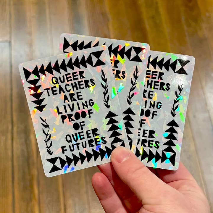 Morganite Press - Wholesale Sticker - Queer Teachers Sticker 0