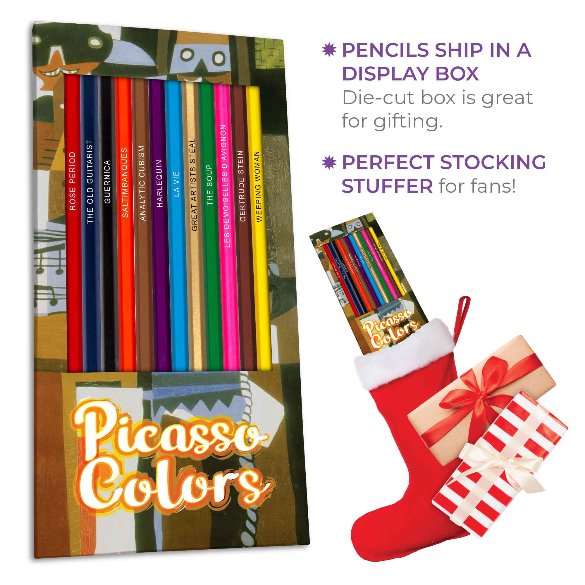 Pop Colors Colored Pencils and Coloring Sheets - Wholesale Painting/Drawing - Picasso Colors Colored Pencils & Coloring Pages9