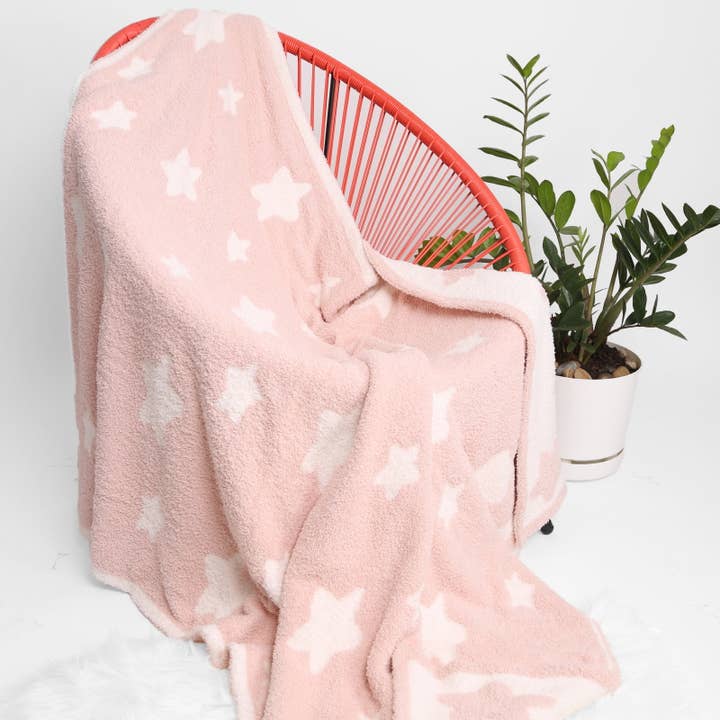 Fashion City - Wholesale Throw blanket - Star Print Luxury Soft Throw Winter Blanket10