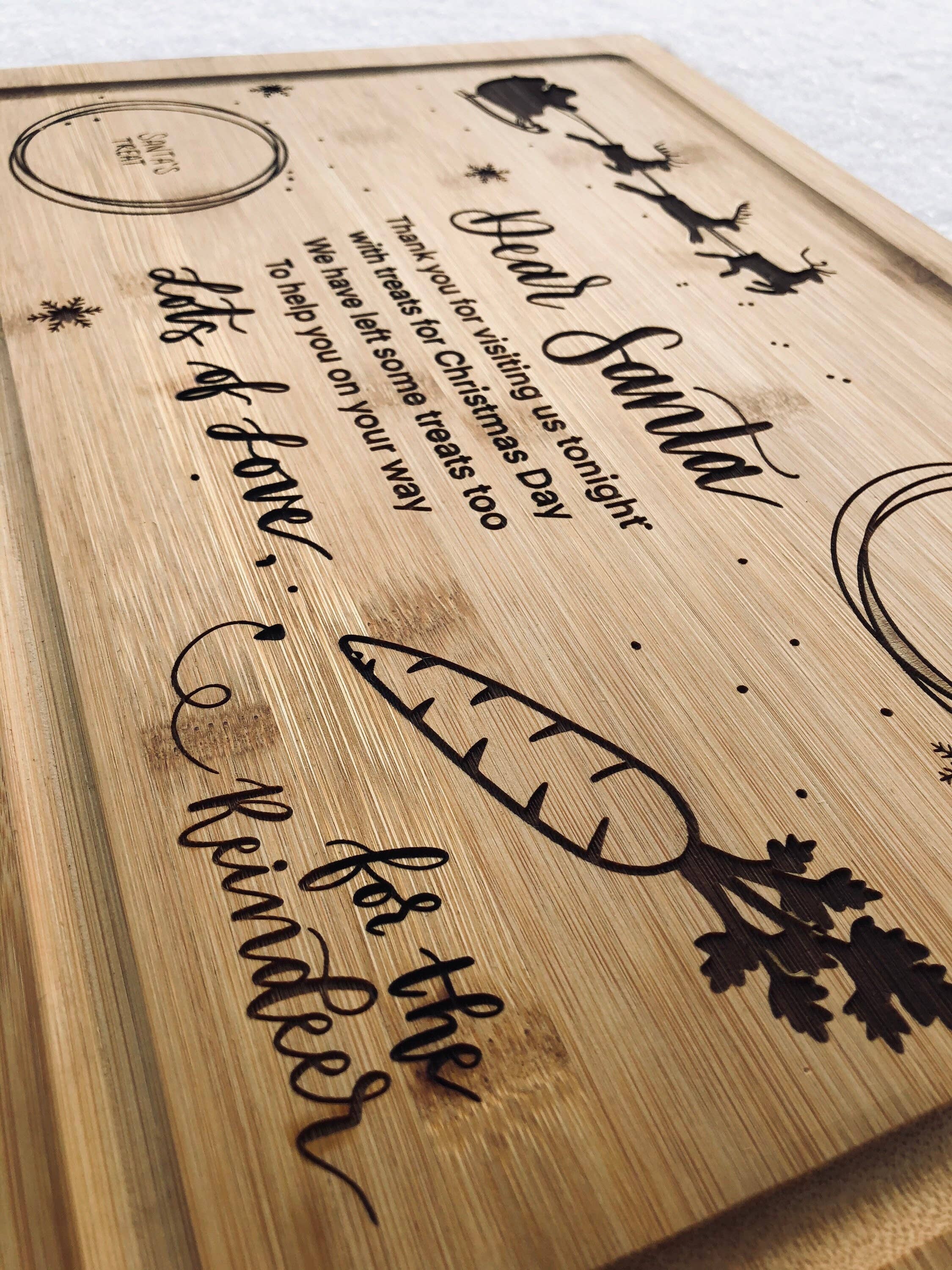 Fraser & Pine | Sweet Lavations - Wholesale Christmas Decoration - Santa Treat Tray | Santa Cookie Tray | Cookies and Milk Tray | Cookies for Santa | Christmas Eve | Christmas Tradition |1