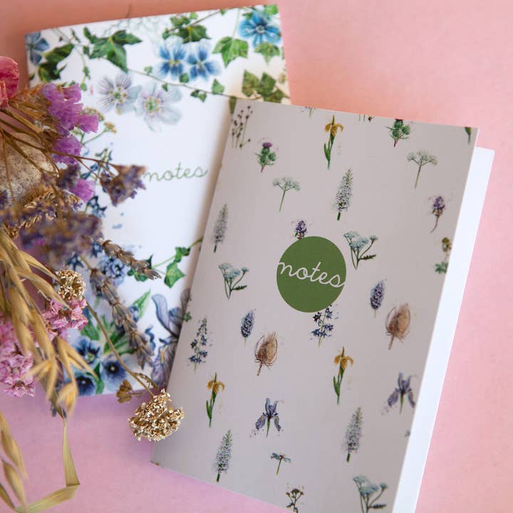 Kate Moby - Wholesale Notebook - Inky Wildflower Eco Notebooks3