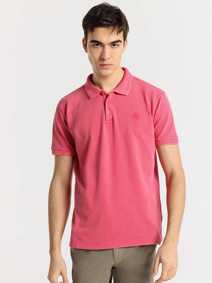 BENDORFF - Kortärmad enkel overdye polo för wholesale av PAUSANT SHOP ONLINE