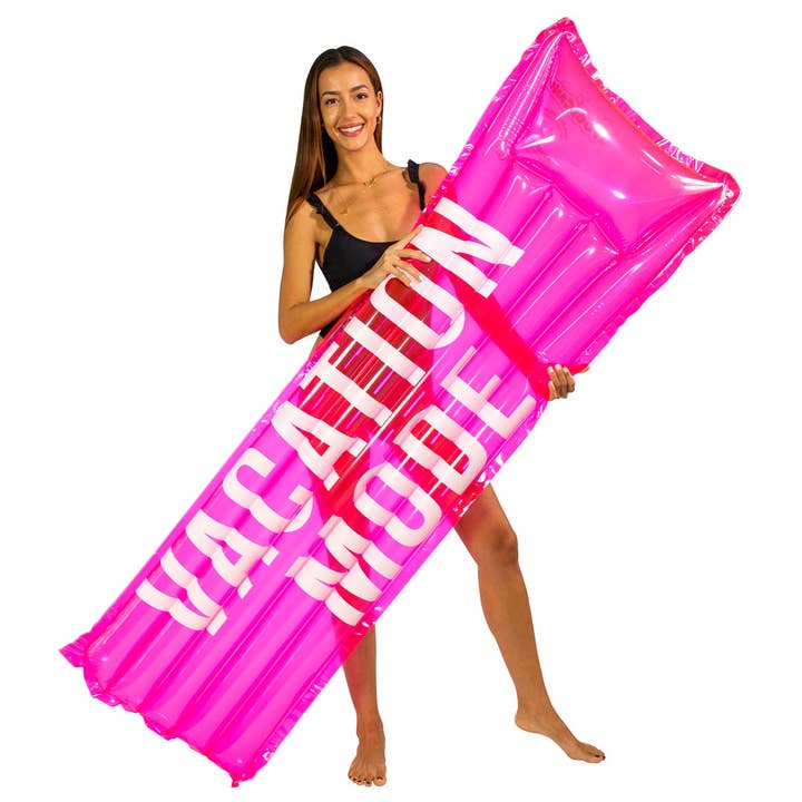 Jangada de Almofada SplashParty - Bubblegum Rosa - “Modo de Férias” por atacado de PoolCandy