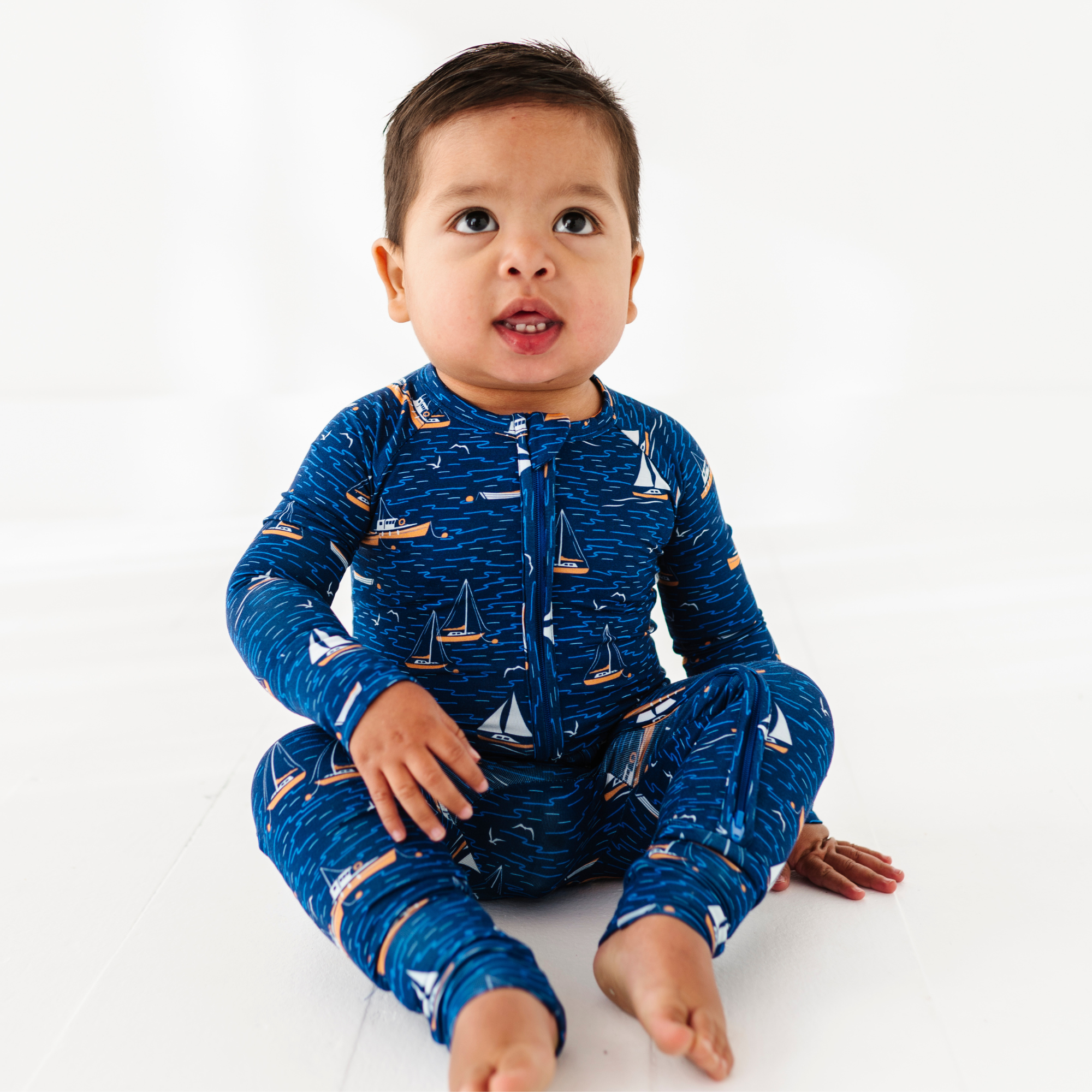 Kiki + Lulu - Vente Grenouillère – bébé - Voiliers Pyjamas Convertibles5