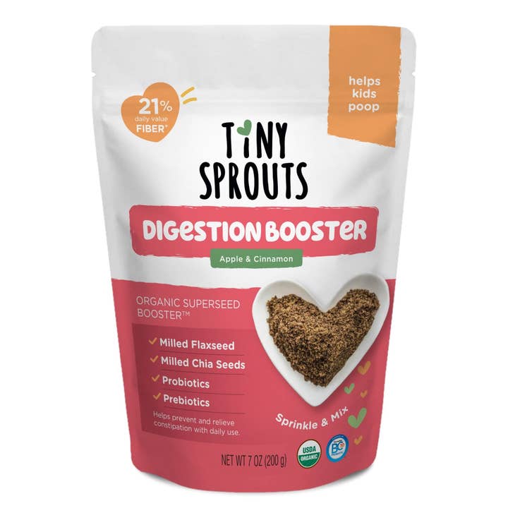 Biologische verteringsbooster + probiotica voor wholesale door Tiny Sprouts Foods