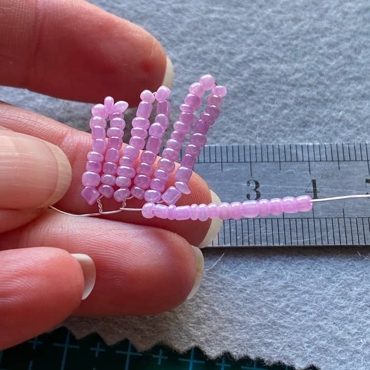 The Beaded Garden – wholesale DIY craft kit – Butterflies Lemon/Blue Bead Craft Kit - A creative gift.3