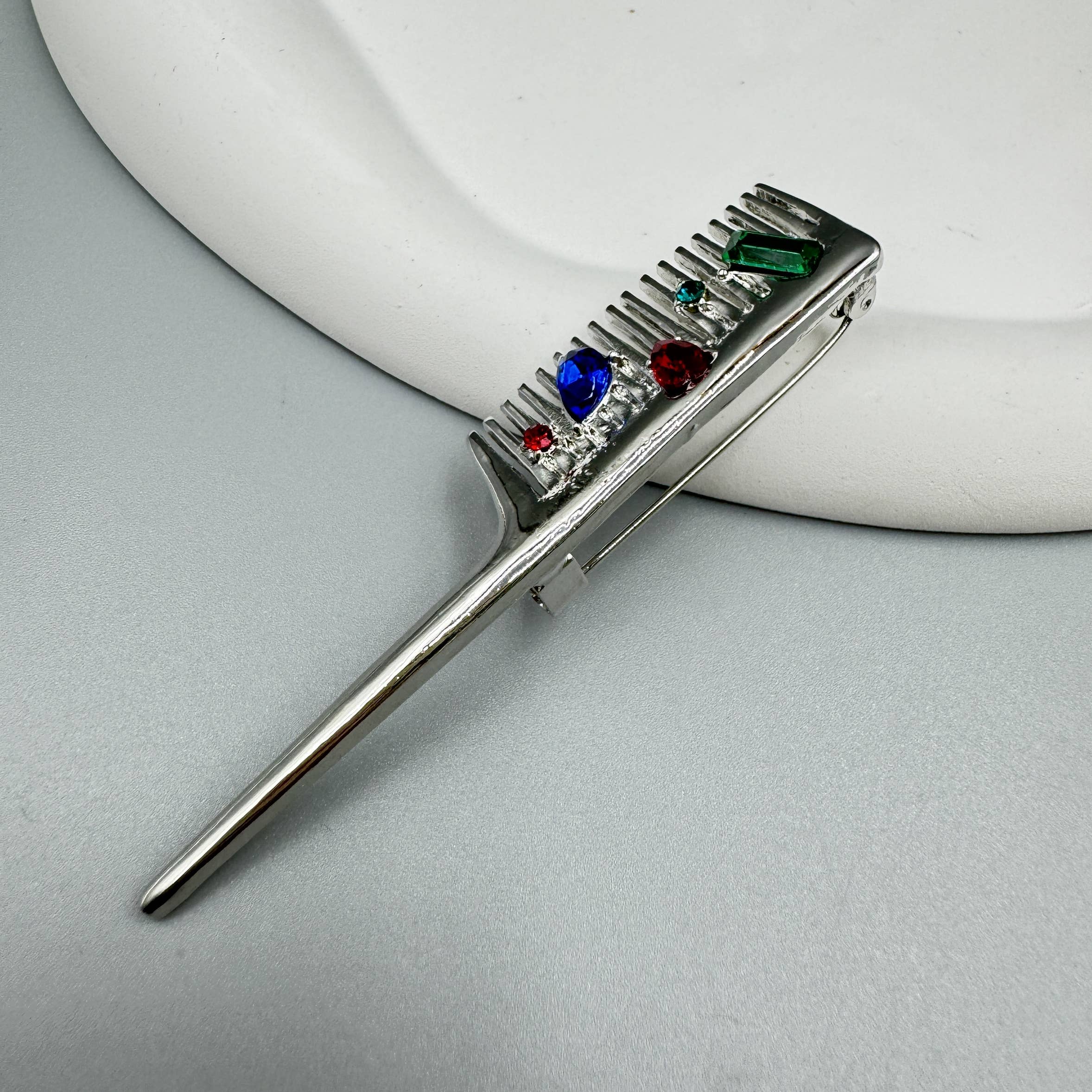 Ole – Engroshandel Hårnål – Rhinestone Hair Comb Broche-nål3