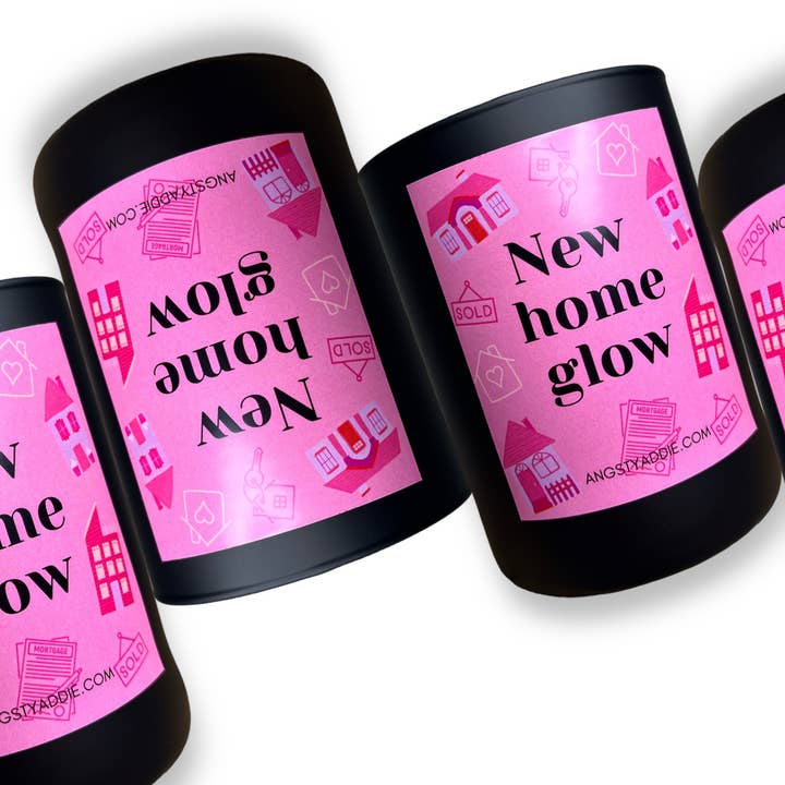 Angsty Addie - Vente Bougie en bocal - Nouvelle bougie pour la maison, cadeau pour un nouvel appartement, bougie de pendaison de crémaillère5