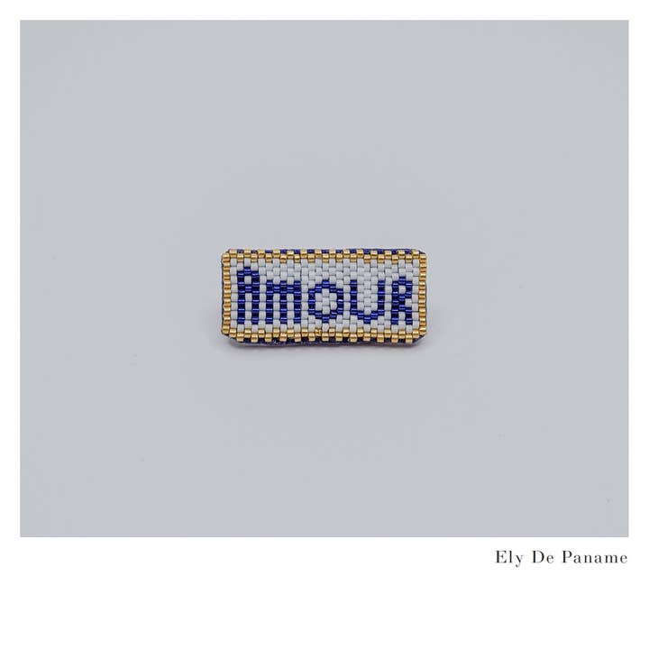 Love brooch for wholesale by Ely De Paname