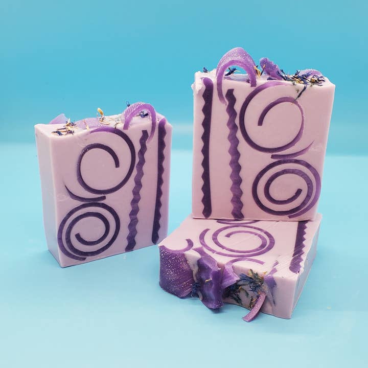 "Lavender Luxury" Handcrafted Soap for wholesale by Allini Handcrafted Soap