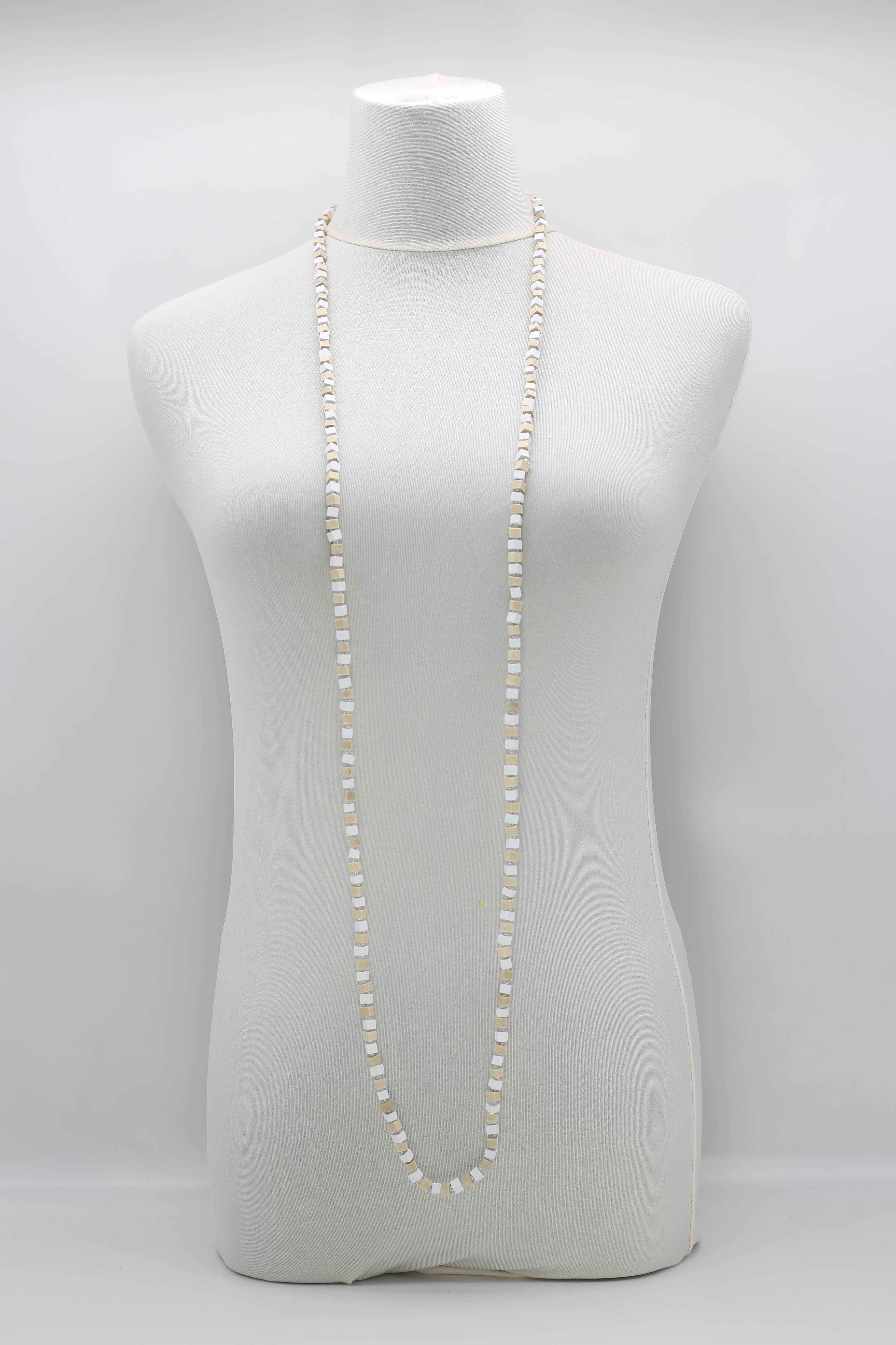 Jianhui London – Engroshandel Perlehalskæde – Den næste Pashmina halskæde Træperler - Mosaic Art119