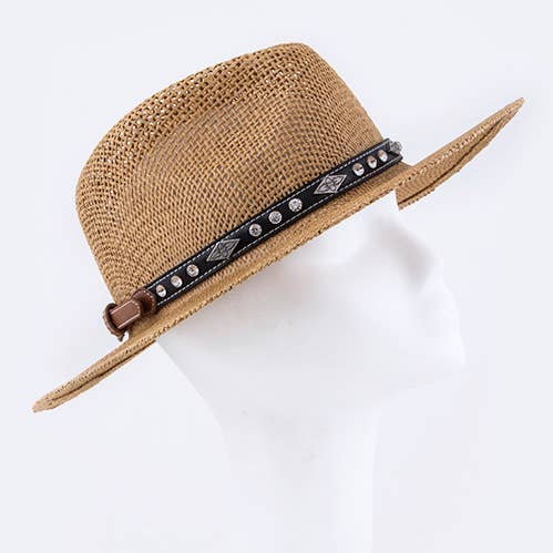 Rope & Spurs – wholesale Hattaccessoar - Dam – Western Mix Studs Justerbart hattband