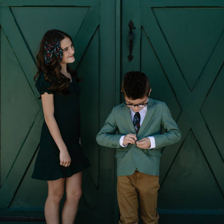 Boon Ties - Wholesale Necktie – Kids - Dashing Floral Boys Tie8