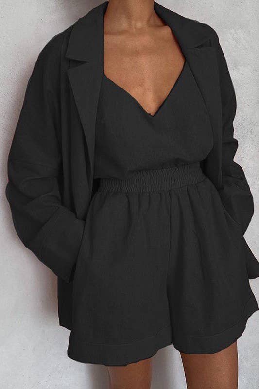 Miss Sparkling – wholesale Set med topp och shorts – Dam – Set med tre delar från Miss Sparkling0