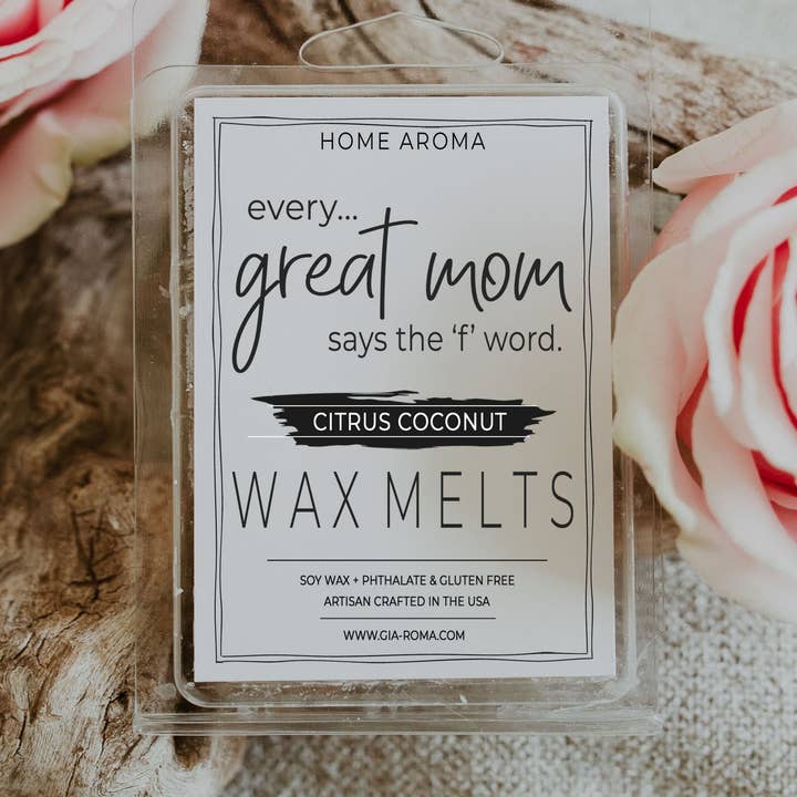 Wax Melts For Mom, Funny Modern Wax Melts Soy pour la vente par Gia Roma