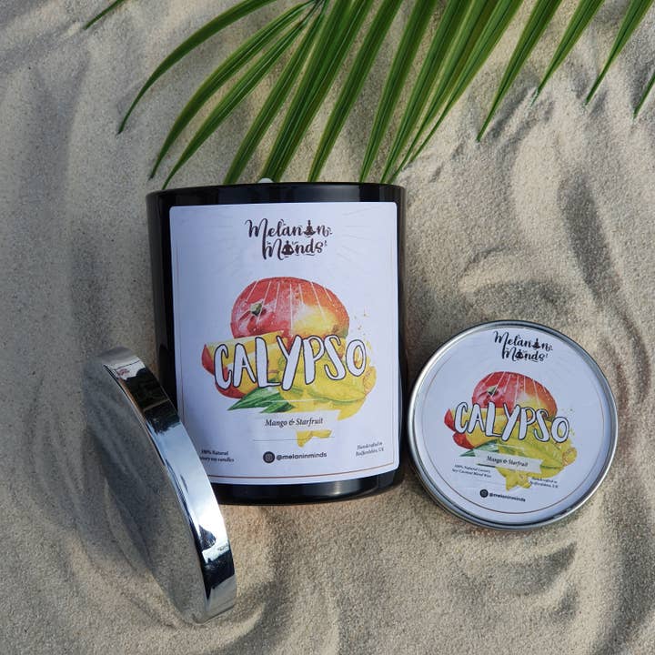 Melanin Minds - Wholesale Jar/Filled Candle - Calypso | Mango & Starfruit Candle