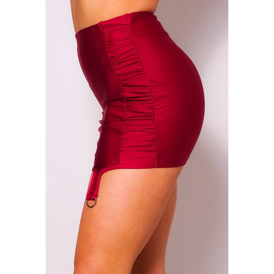 CEFIAN FASHION - Wholesale Skirt - Women's - MAD FOR YOUR LOVE GARTER MINI SKIRT5