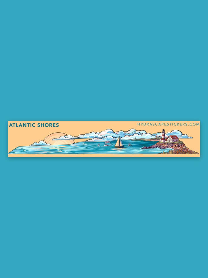 Atlantic Shores Miniscape-Aufkleber für den Großhandel von Hydrascape Stickers