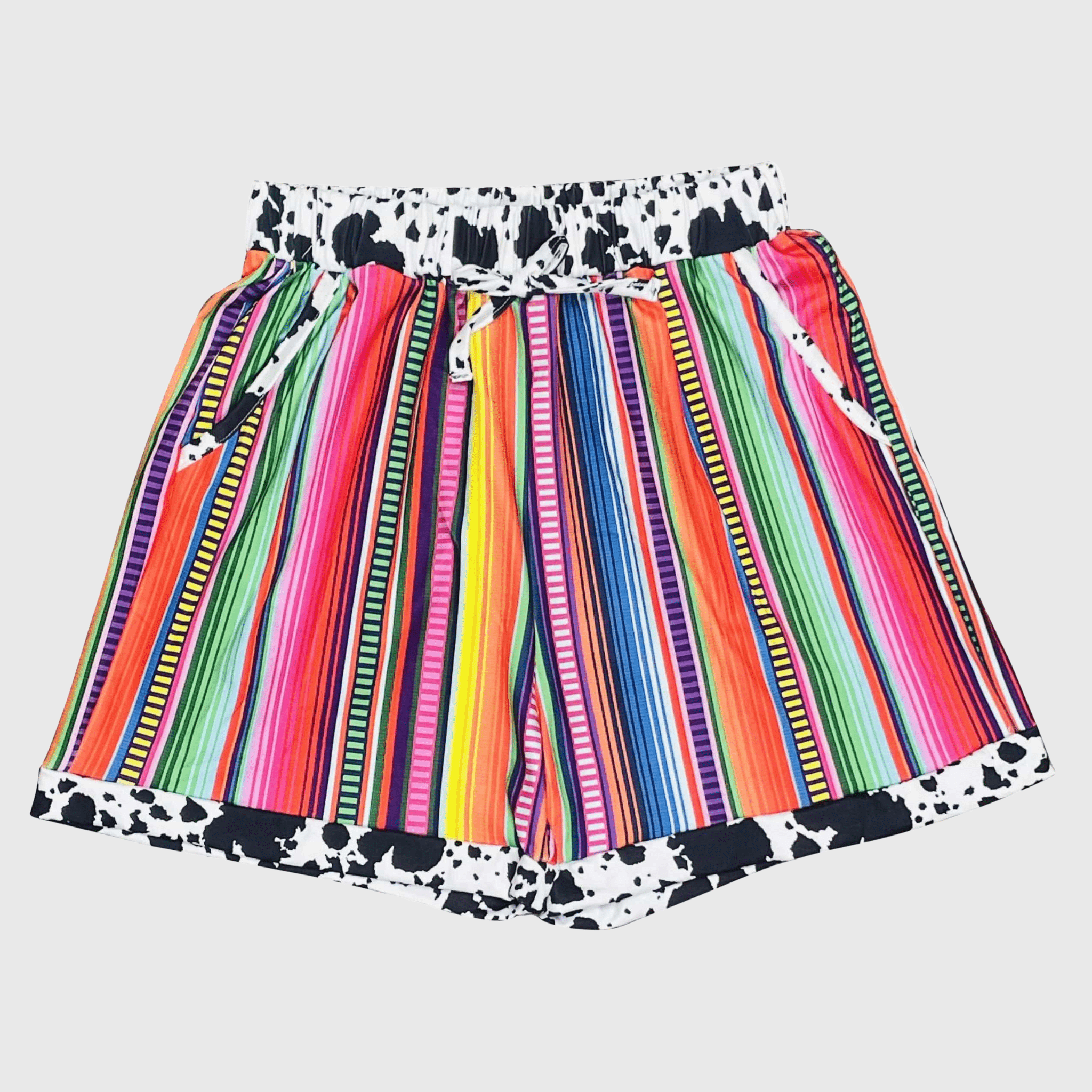 ILTEX Apparel - Vente Short – femme - Short femme Serape Cow Black0