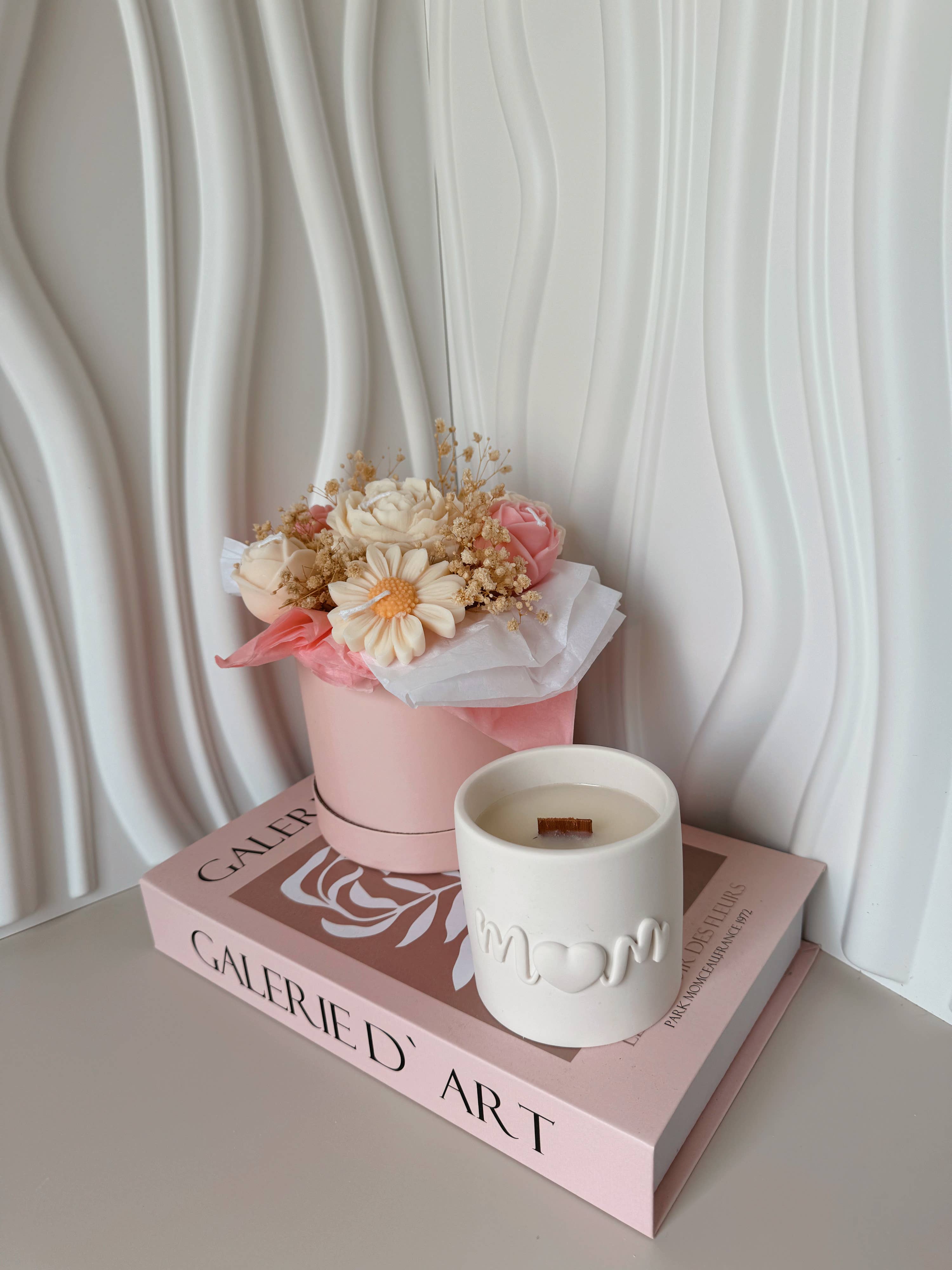 My Milky Candle - Vente Bougie en bocal - Bougie édition limitée fête des mère pot fait main1