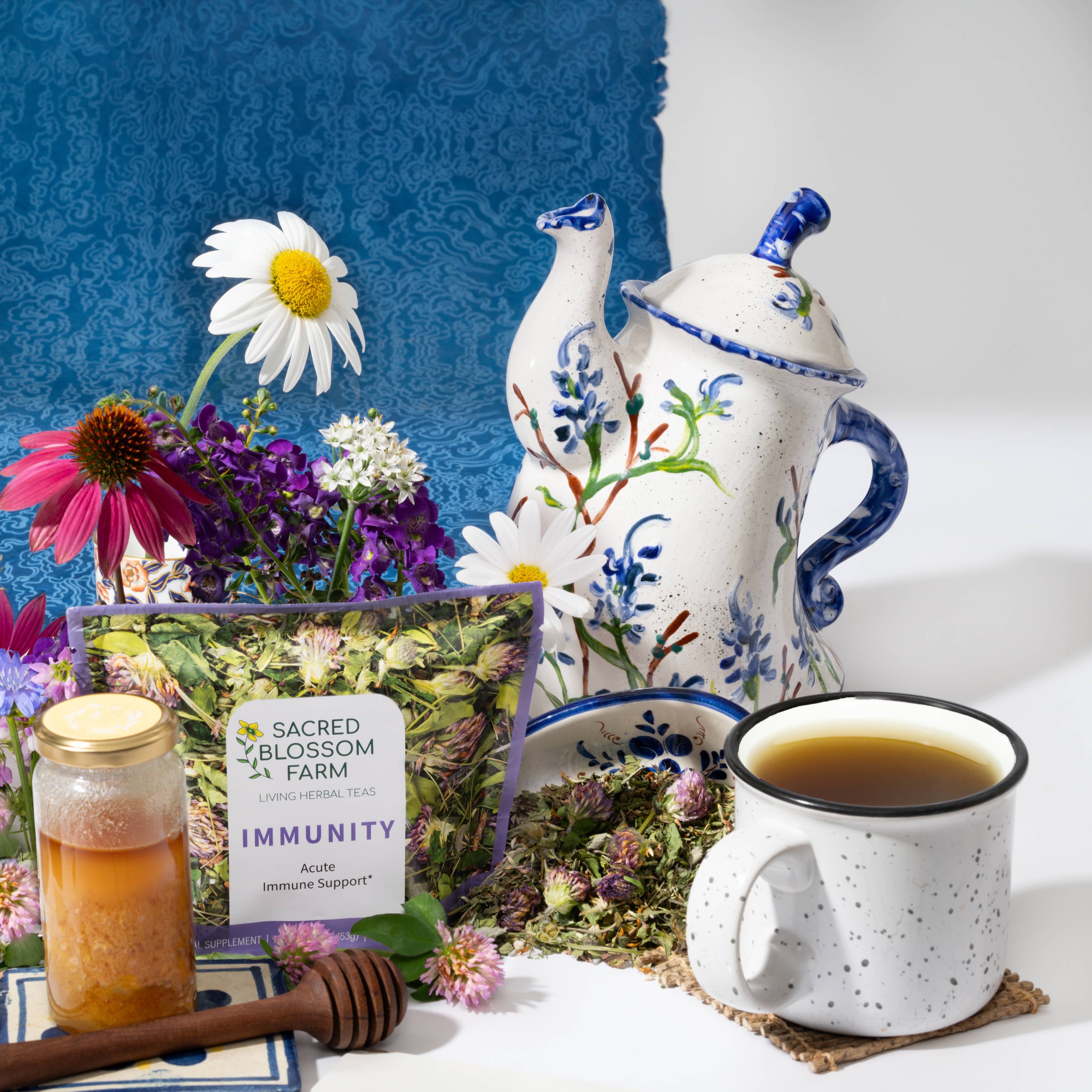 Sacred Blossom Farm - Wholesale Health/Detox Tea - Immunity Herbal Tea6