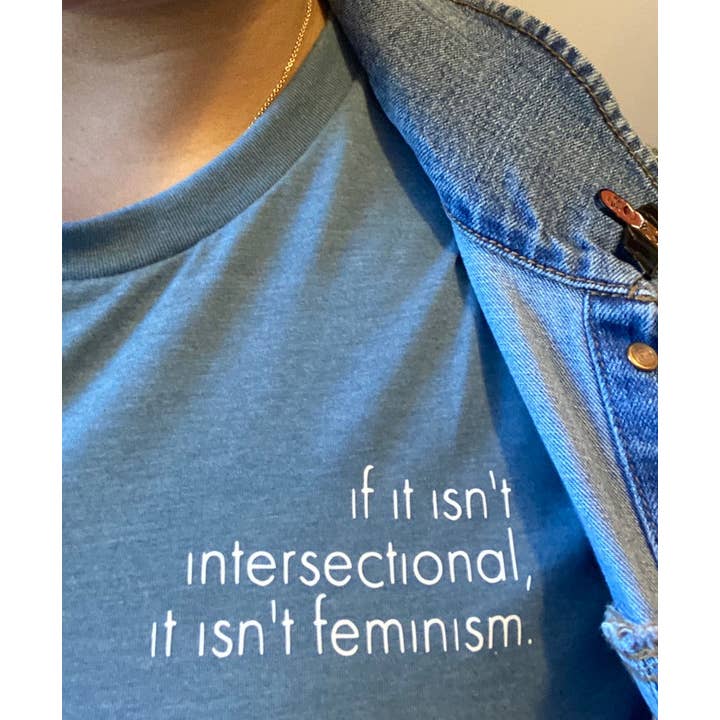 a riley creations – Engroshandel T-shirt med print - Dame – hvis det ikke er tværsnit, er det ikke feminisme T-shirt