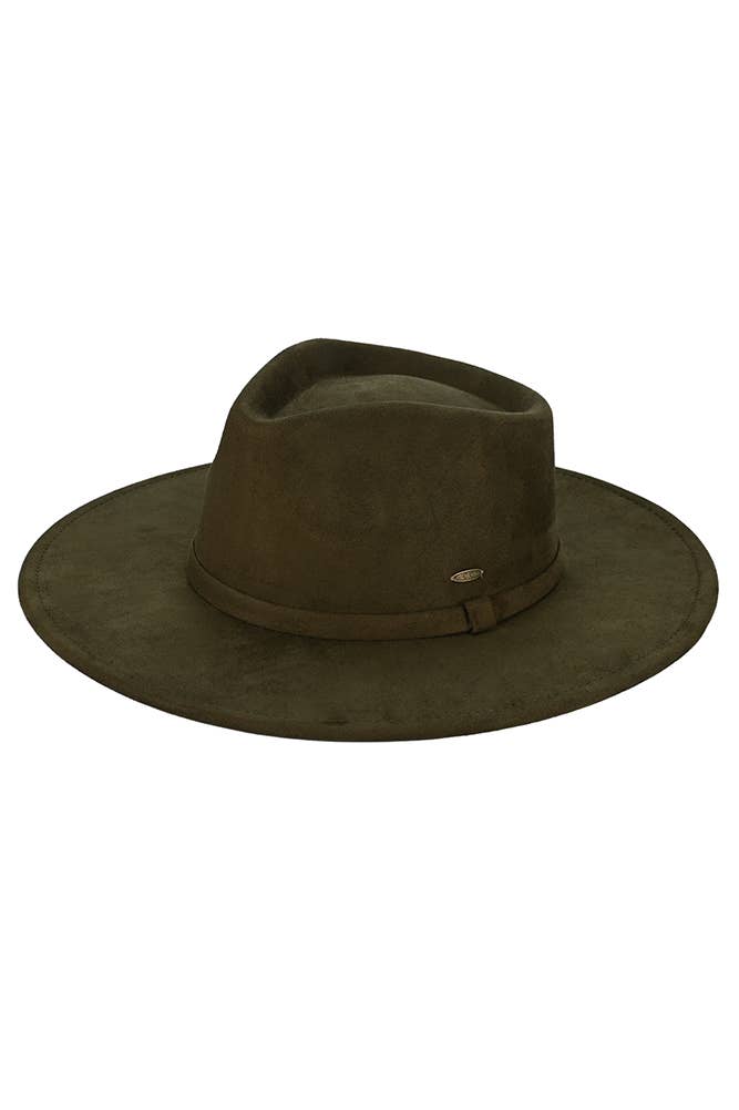 Hana - Wholesale Fedora - Dames - C.C Rancher-hoed van imitatiesuède5