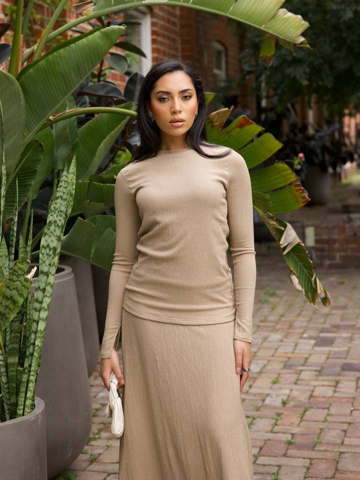 AMORE SIGNATURE TOP - MINK for wholesale by Mod Squad