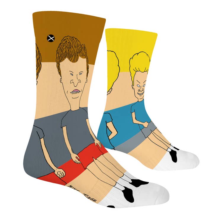 Odd Sox - Wholesale Socks - Men's - Beavis & Butthead 360 - Mens Crew Straight5