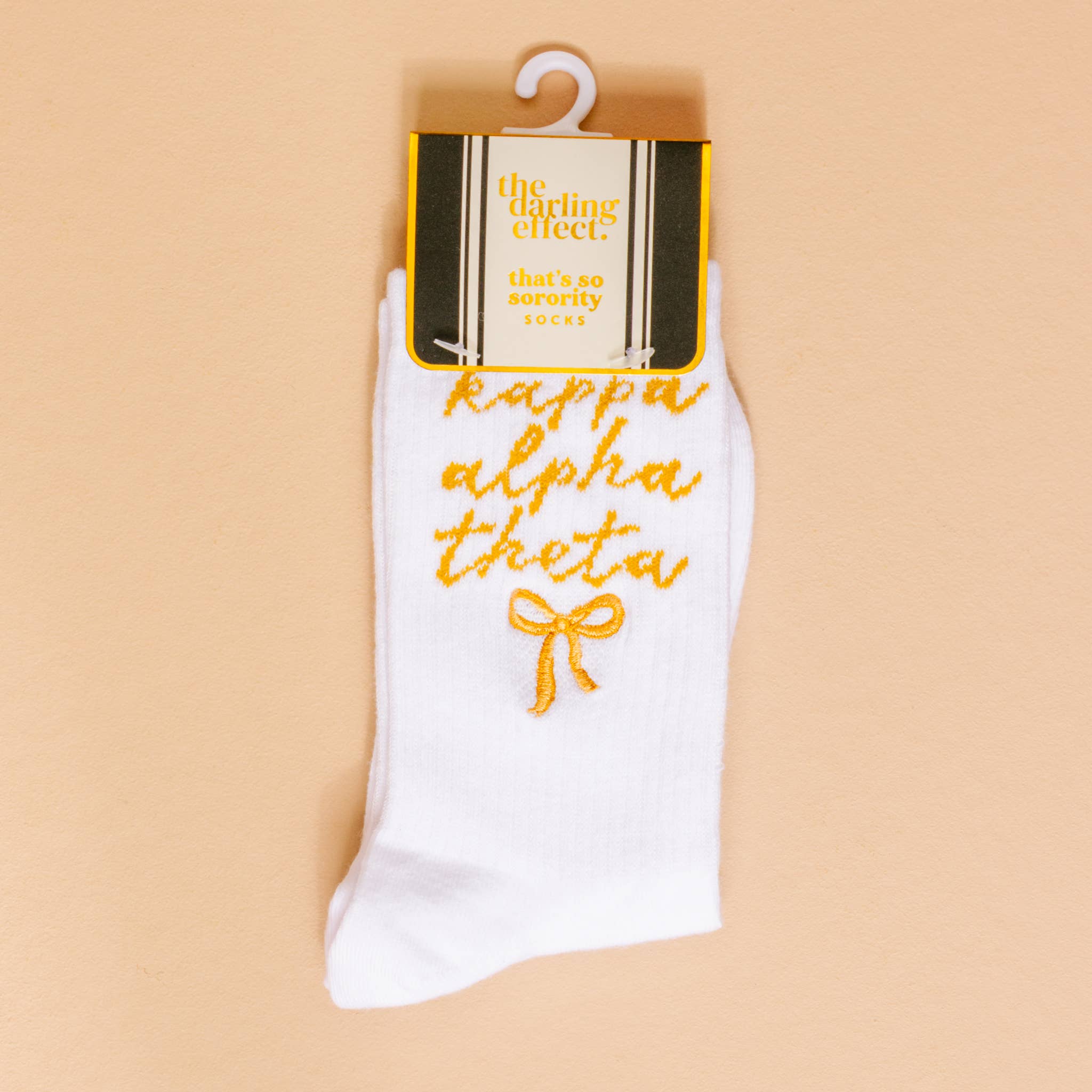The Darling Effect - Vente Porte-clés – femme - Chaussettes montantes brodées de sororité11