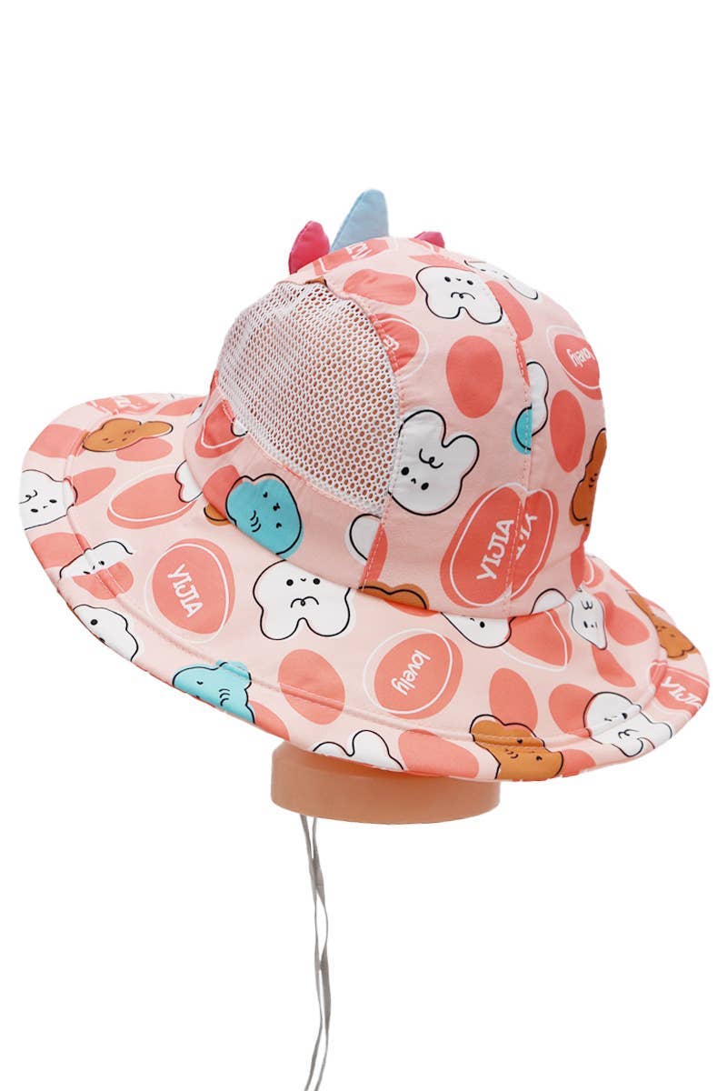 Assorted Kids Animal Pals Wired Dome Brim Bucket Hat for wholesale on Faire6