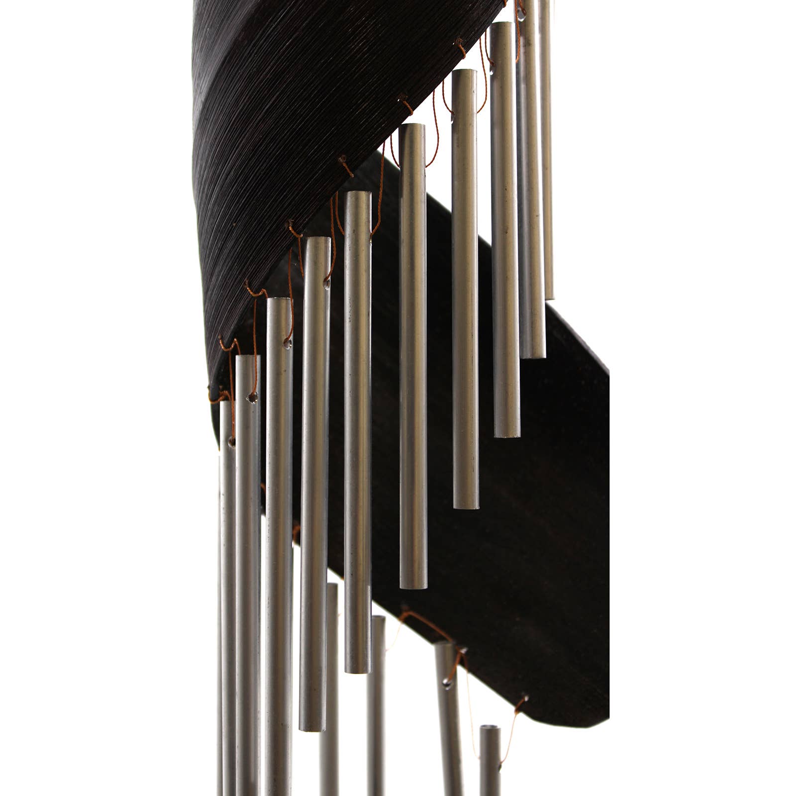 AWGifts Europe – Espanta-espíritos por atacado – 2x Folha de Coco Wind Chimes - Chocolate1