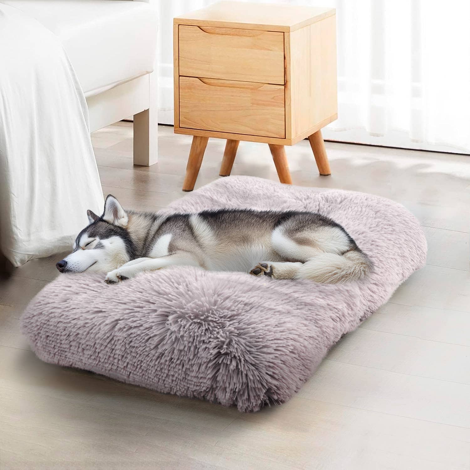 Precious Tails - Wholesale Pet Bed - Cat/Dog - Precious Tails Eyelash Faux Fur Tufted Mat9
