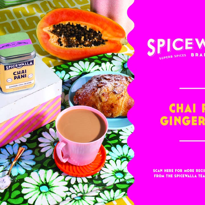 Cartão de receita Spicewalla Chai Pani Ginger Chai por atacado de Spicewalla