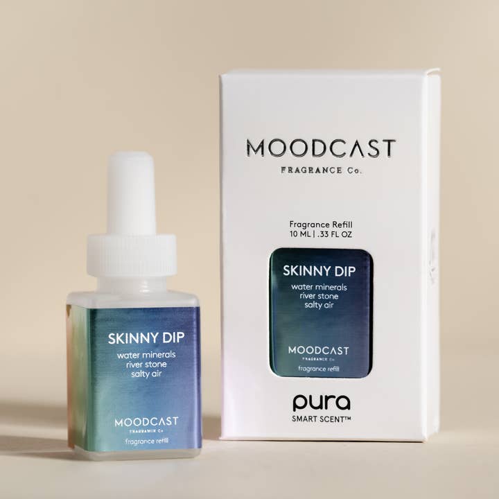 Moodcast Fragrance Co. – wholesale Påfyllning till doftdiffusor – Pura Smart Diffuser Refill - Vibes - Skinny Dip - 9,7 ml0